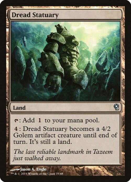 Dread Statuary Card Front