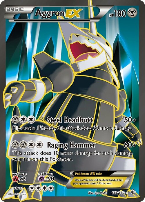 Aggron EX Card Front