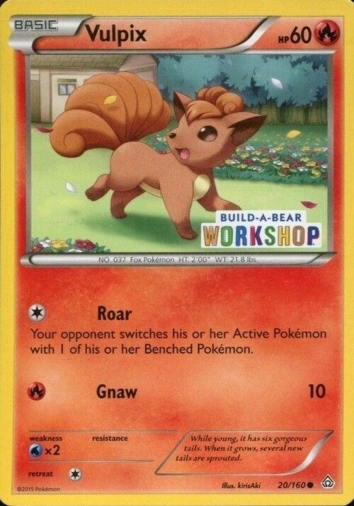 Vulpix Card Front