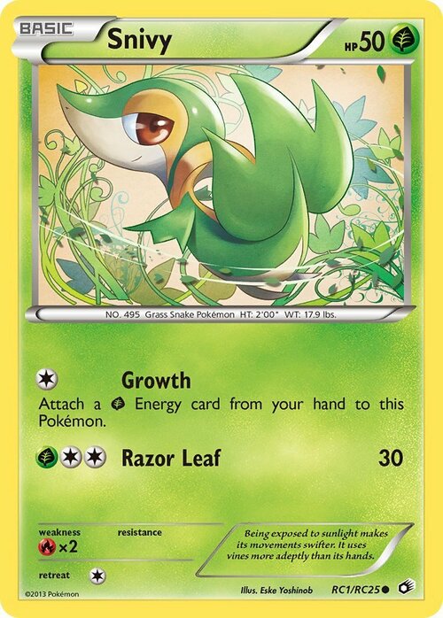 Snivy Card Front