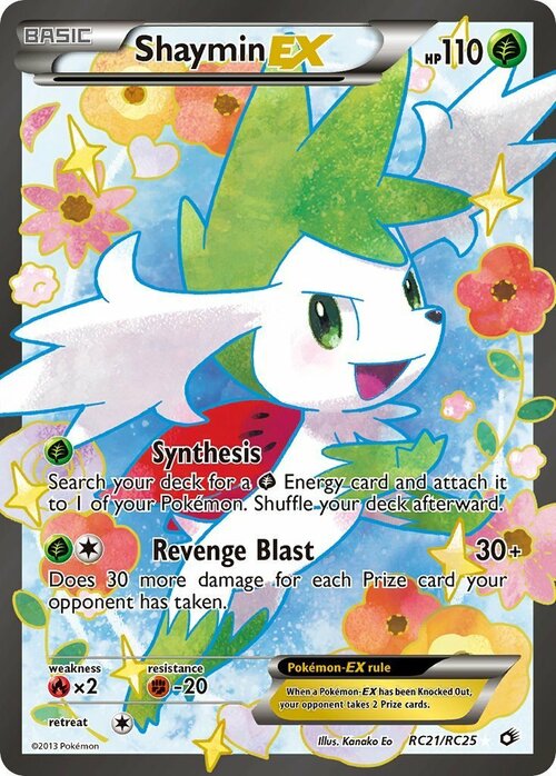 Shaymin EX Card Front