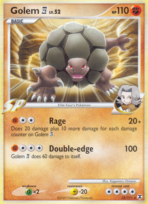 Golem 4 Card Front