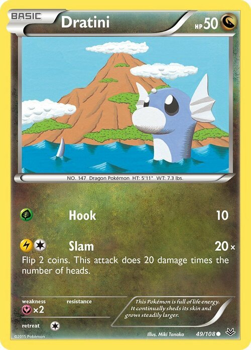 Dratini Card Front