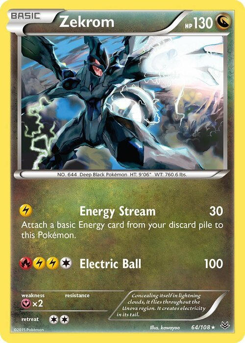 Zekrom Card Front