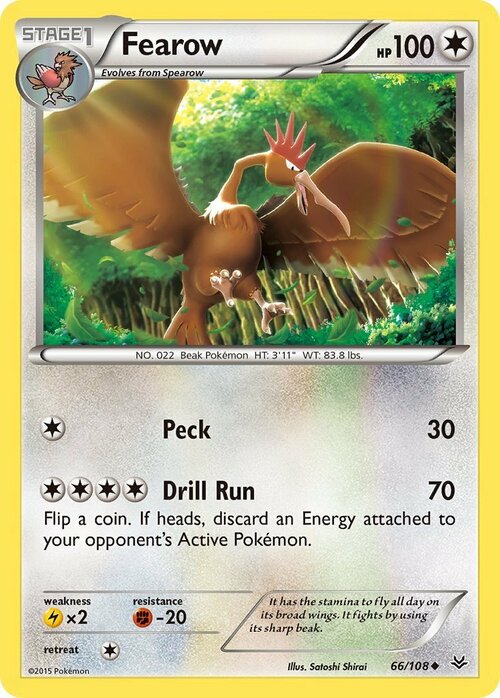 Fearow Card Front