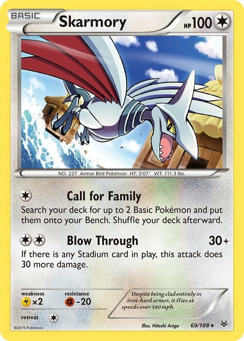 Skarmory Card Front