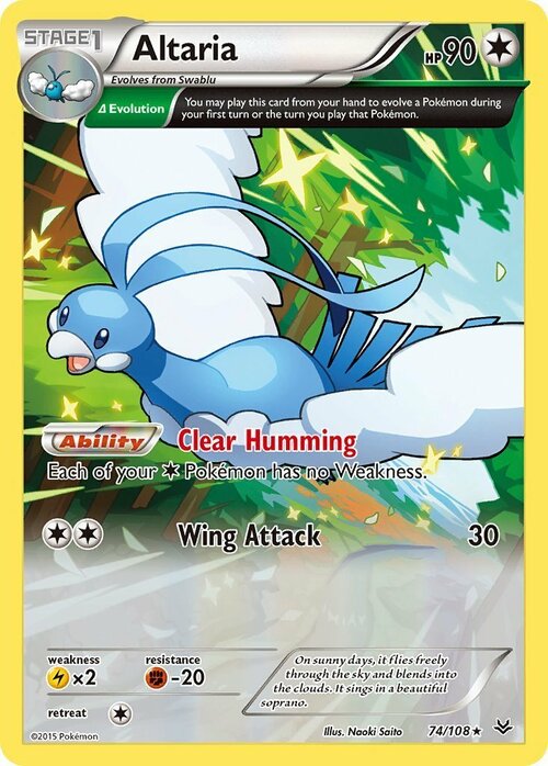 Altaria Card Front