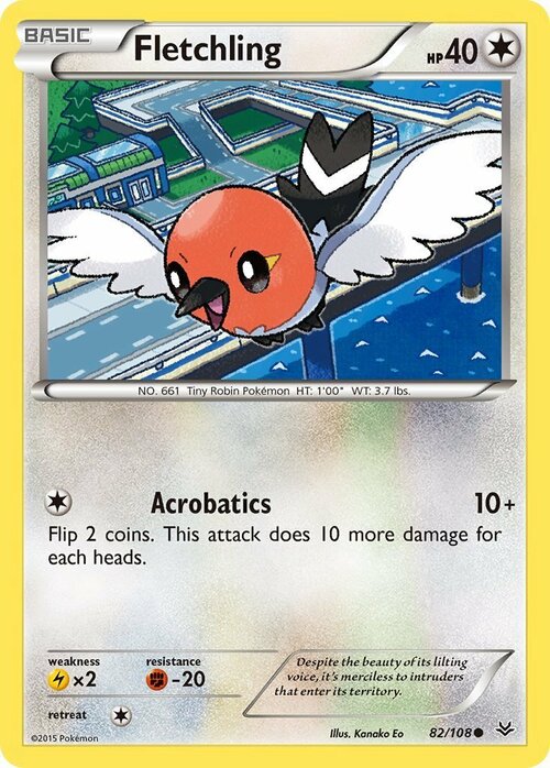 Fletchling Card Front