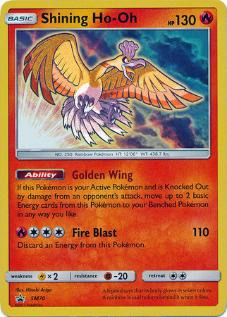 Shining Ho-Oh Card Front