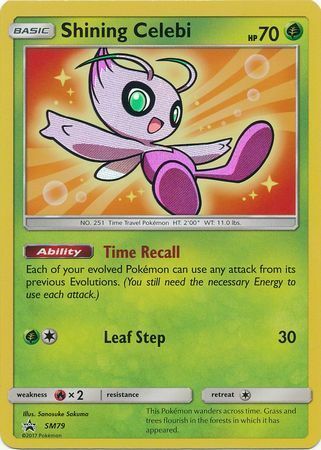 Shining Celebi Card Front