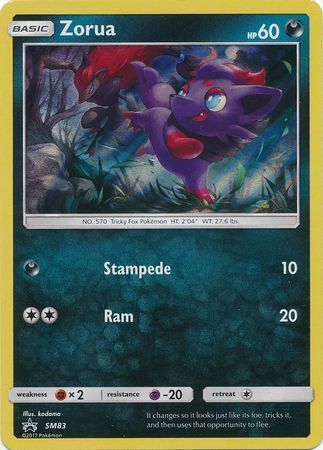 Zorua Card Front