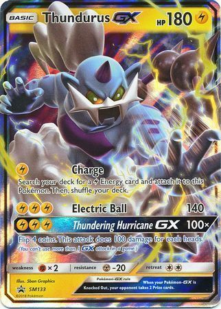 Thundurus GX Card Front