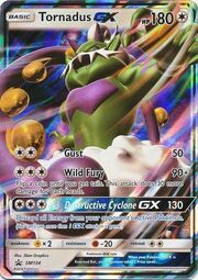 Tornadus GX [Gust | Wild Fury | Destructive Cyclone GX]