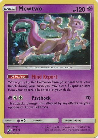 Mewtwo Card Front