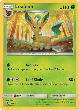 Leafeon Card Front