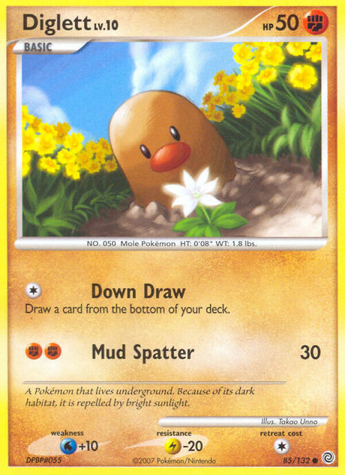 Diglett Lv.10 Card Front