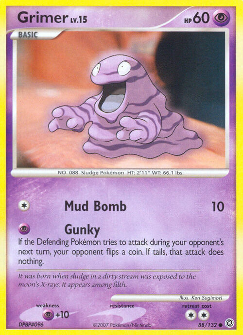 Grimer Lv.15 Card Front