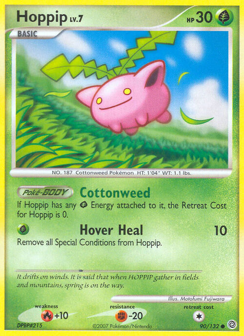 Hoppip Lv.7 Card Front