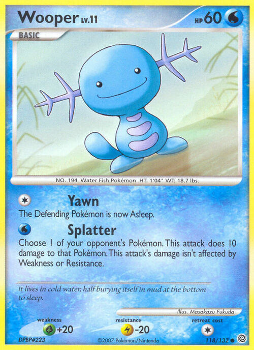 Wooper Card Front