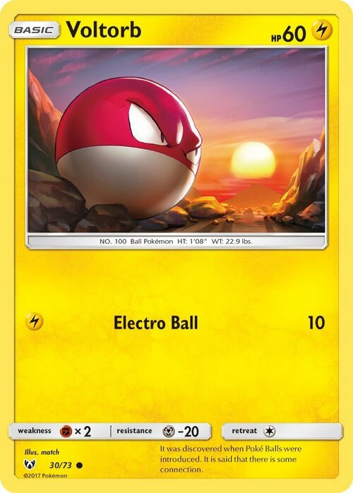 Voltorb Card Front