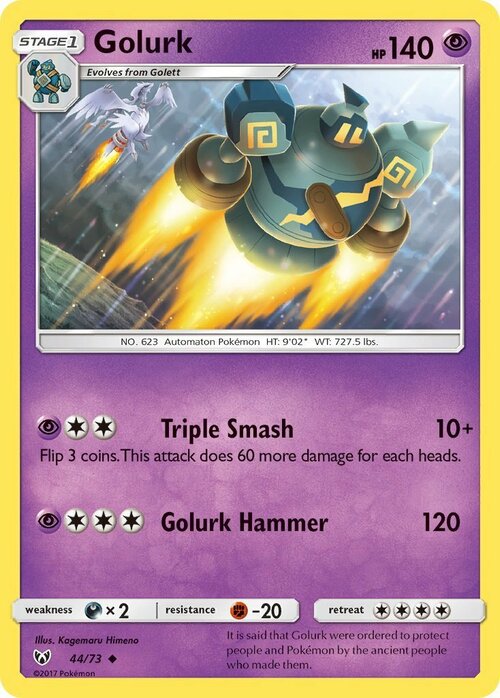 Golurk Card Front