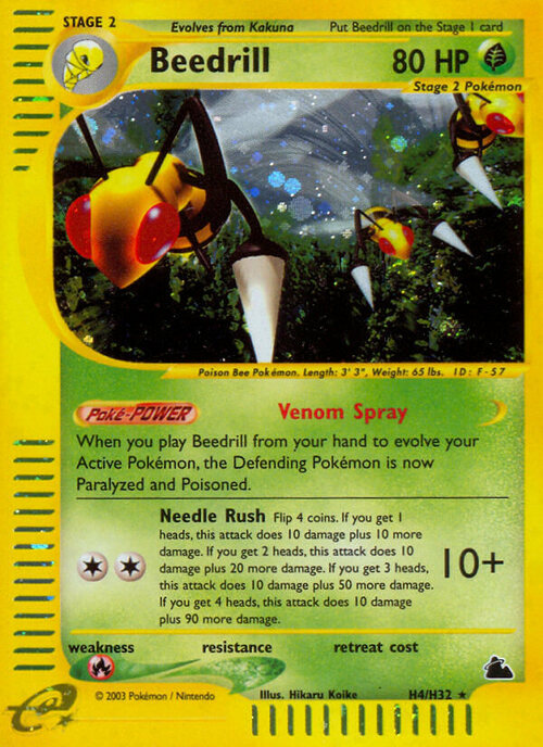 Beedrill Card Front