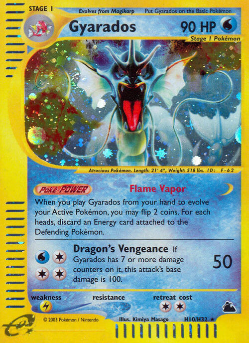 Gyarados Card Front