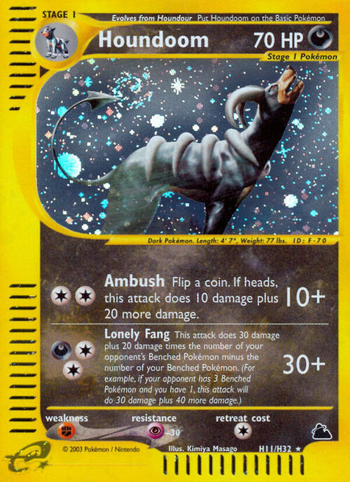 Houndoom Card Front