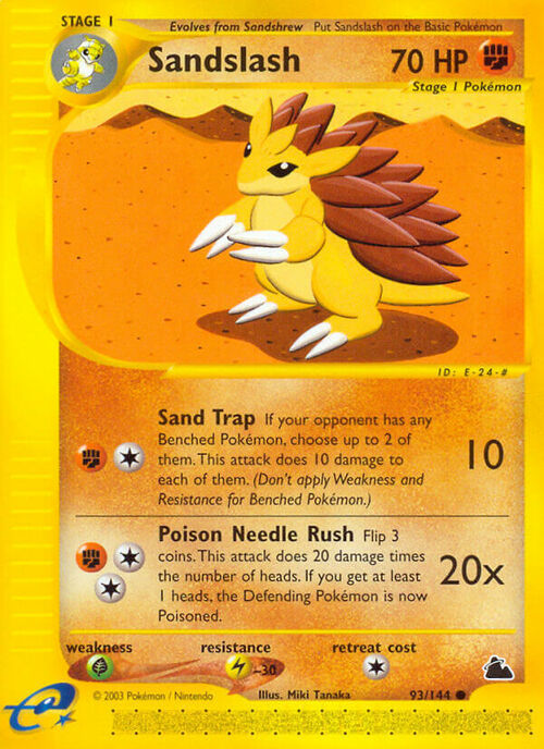 Sandslash Card Front