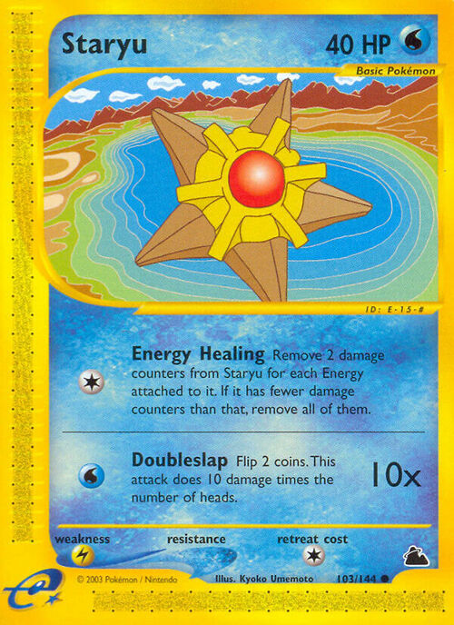 Staryu Card Front