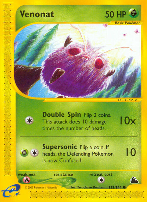 Venonat Card Front