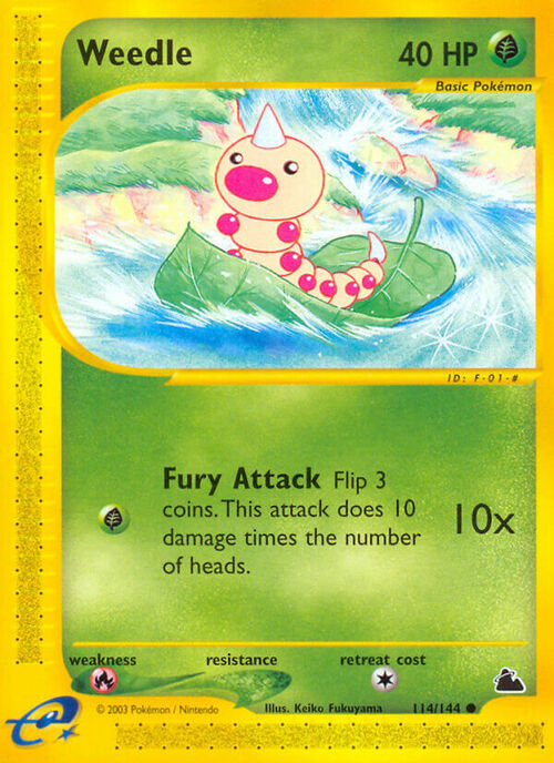 Weedle Card Front