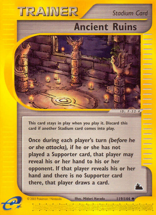 Ancient Ruins Card Front