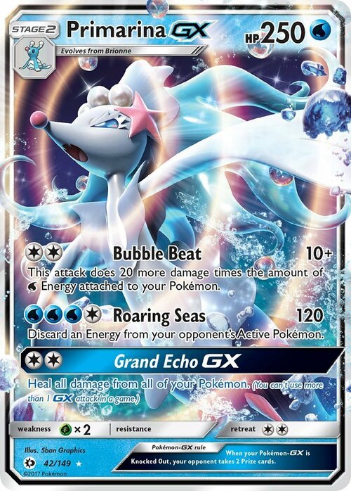 Primarina GX Card Front