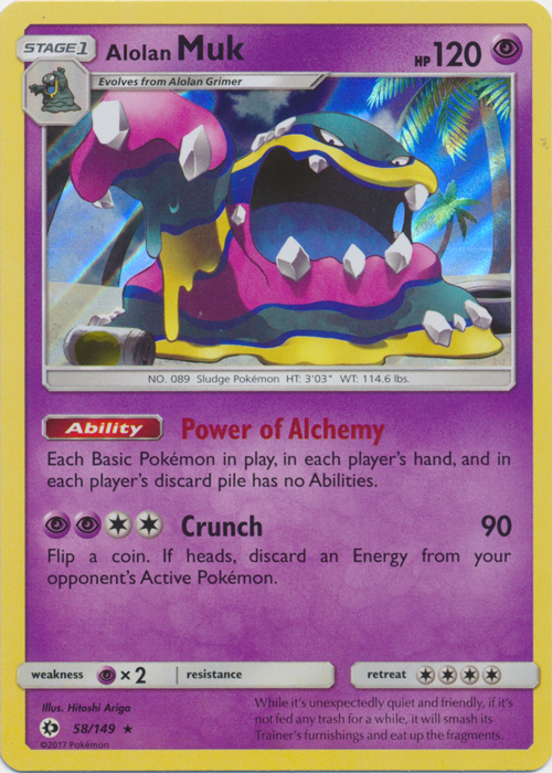 Alolan Muk Card Front