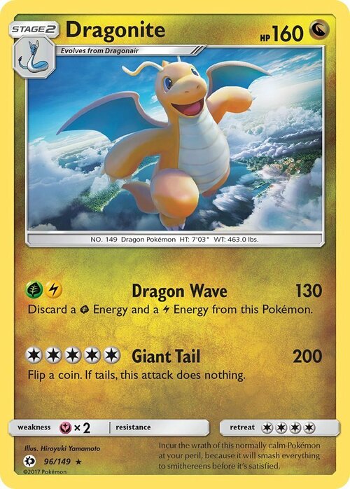 Dragonite Card Front