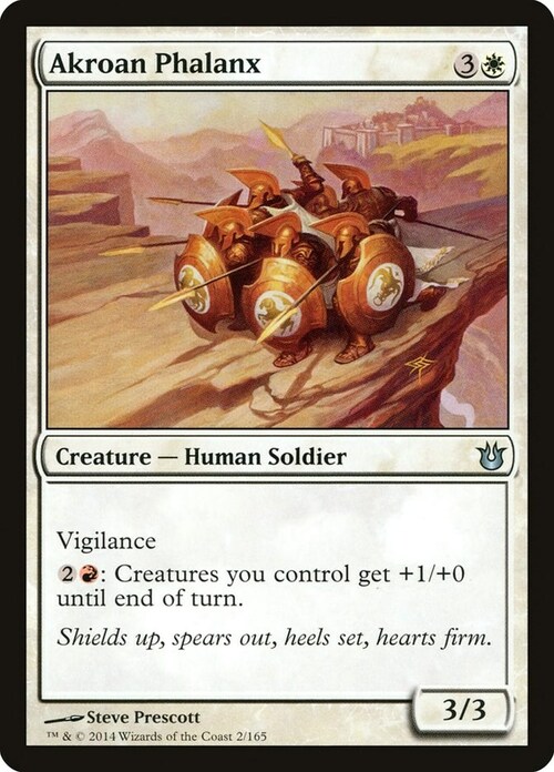 Akroan Phalanx Card Front