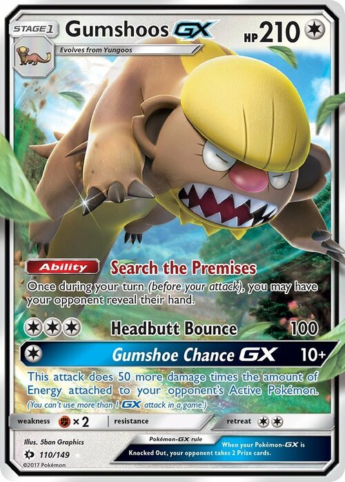 Gumshoos GX Card Front