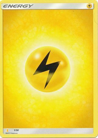 Lightning Energy Card Front