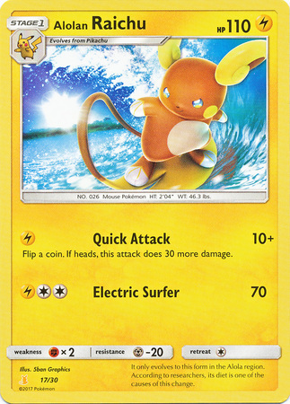 Alolan Raichu Card Front