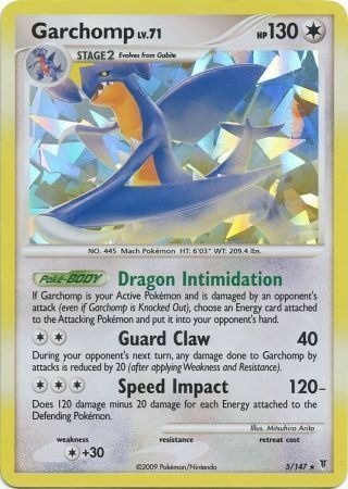 Garchomp Card Front