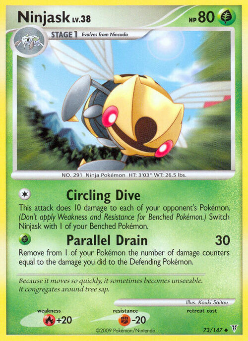 Ninjask Card Front