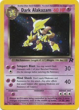 Dark Alakazam Card Front