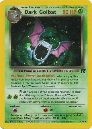 Dark Golbat Card Front