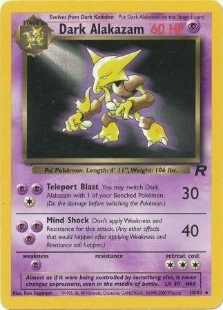 Dark Alakazam Card Front