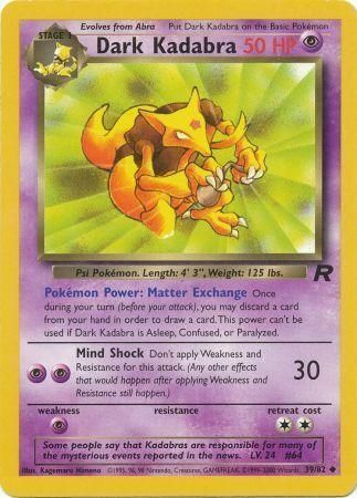 Dark Kadabra Card Front