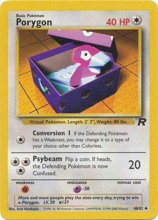 Porygon Card Front