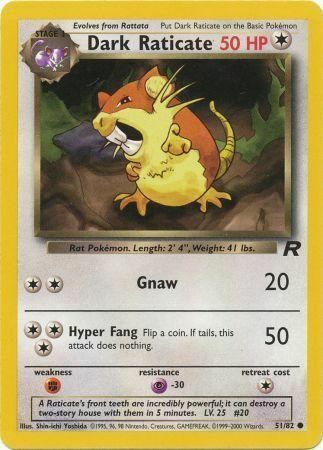 Dark Raticate Card Front