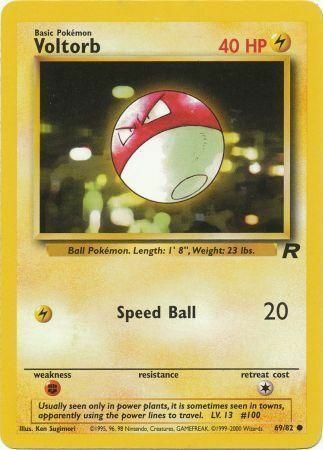 Voltorb Card Front