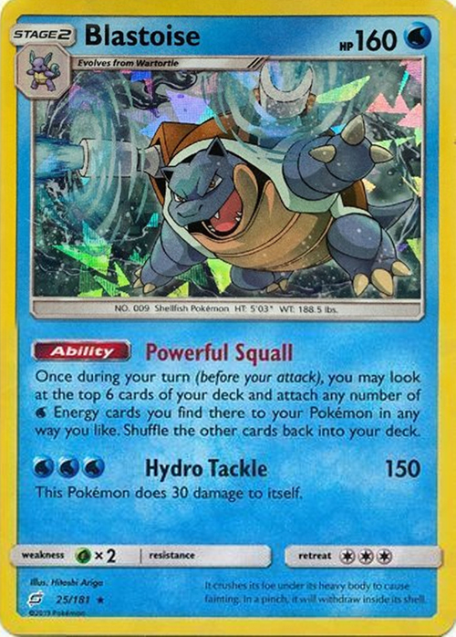 Blastoise Card Front